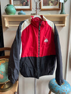 Vintage 90s Ohio State Buckeyes Puffer Coat