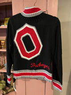 Vintage OSU Turtleneck Sweater, Ohio State Buckeyes, Sz M
