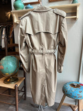Load image into Gallery viewer, Vintage Tan Trench with Belt