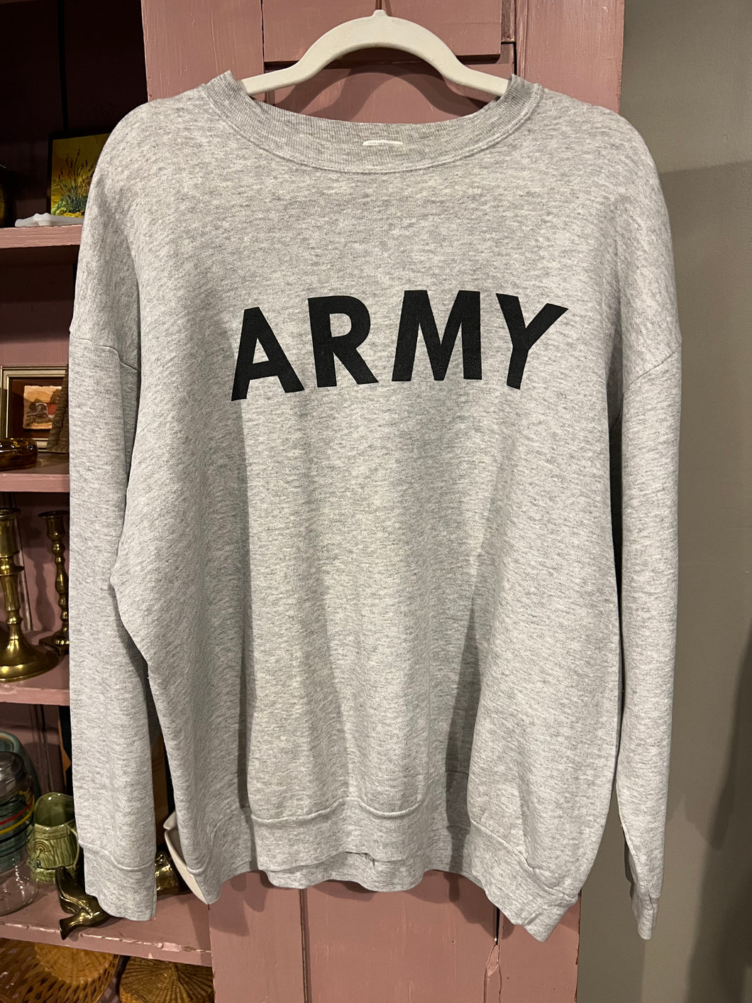 Vintage 90’s Army Crewneck Sweatshirt, Sz L