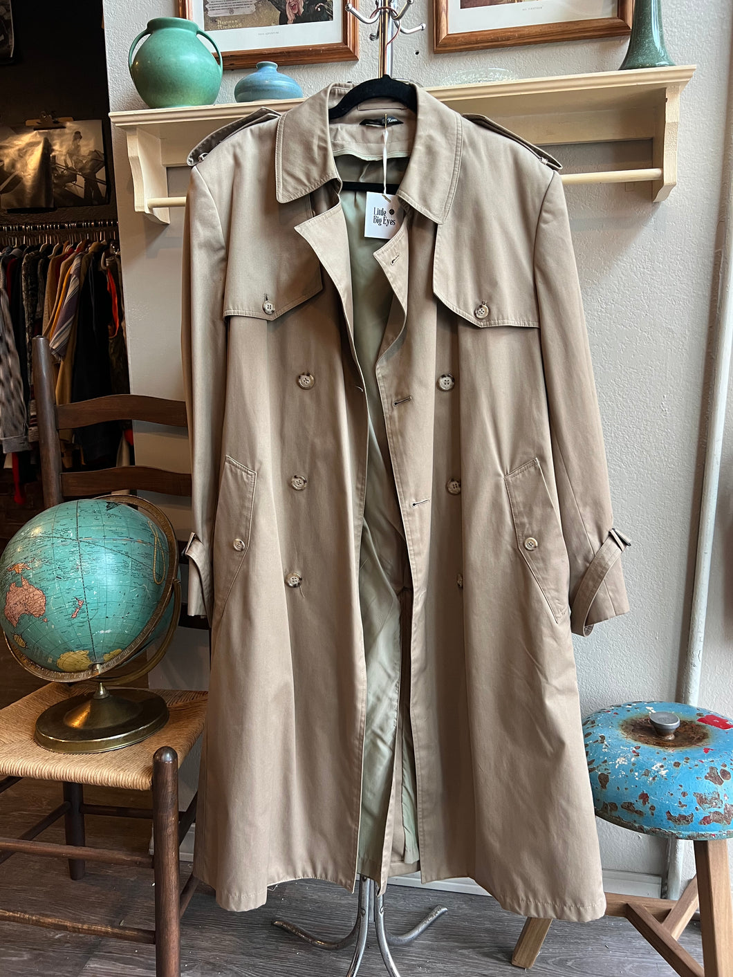 Vintage Tan Trench with Belt