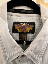 Load image into Gallery viewer, Vintage Denim Harley Davidson Cut-Off