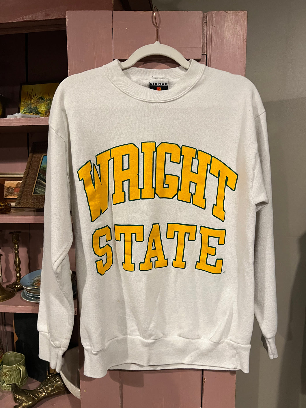 Vintage 90’s Wright State Crewneck, Sz. L