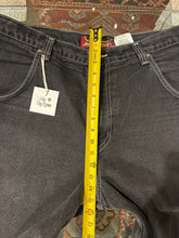 Load image into Gallery viewer, 90s/Y2K Red Crown Black Denim JNCO Jeans