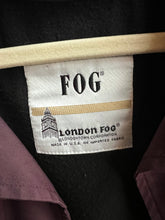 Load image into Gallery viewer, Vintage FOG Burgundy Trench Coat