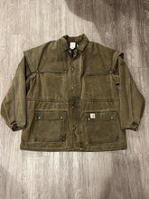 Load image into Gallery viewer, Vintage Carhartt Mens Canvas Duster Jacket Ranch Barn Coat CW042 USAVintage