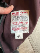 Load image into Gallery viewer, Vintage FOG Burgundy Trench Coat