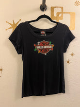 Load image into Gallery viewer, Women&#39;s Harley Davidson Christmas Tee