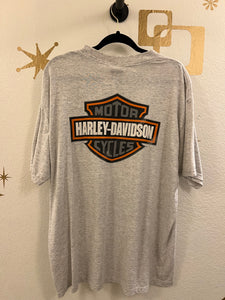 Grey Harley Davidson Pocket Tee