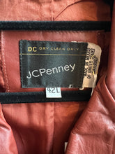 Load image into Gallery viewer, Vintage 70s JC Penny Brown Leather Jacket
