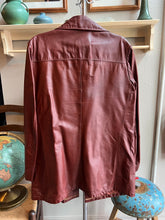 Load image into Gallery viewer, Vintage 70s JC Penny Brown Leather Jacket