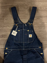 Load image into Gallery viewer, 1990/90s Blue Denim Carhartt Bib Overalls USA