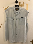 Vintage Denim Harley Davidson Cut-Off