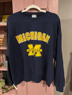 Vintage 90’s Michigan Crewneck - Sz L