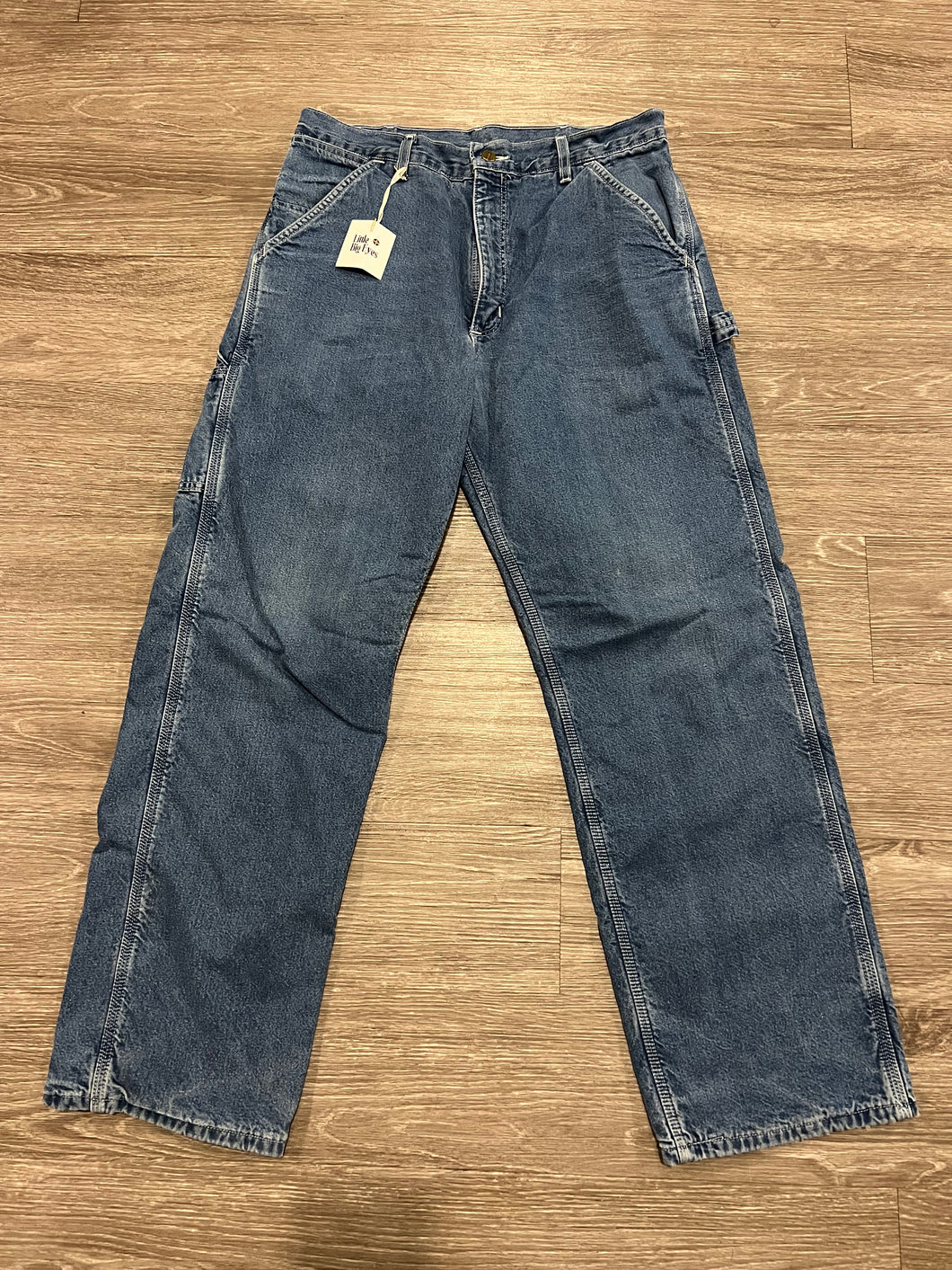 Flannel Lined Carhartt Carpenter Jeans