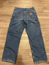 Load image into Gallery viewer, Flannel Lined Carhartt Carpenter Jeans