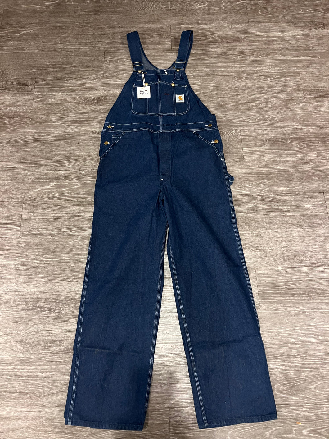 1990/90s Blue Denim Carhartt Bib Overalls USA