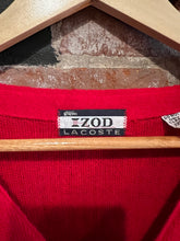 Load image into Gallery viewer, 1970&#39;s Izod/Lacoste Red Cardigan