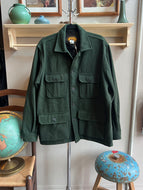 Vintage 70s Woolrich Green Bomber Jacket