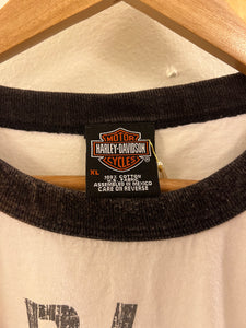 White Ringer Harley Davidson Tee, West Baden, IN