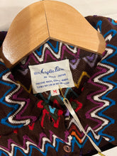 Load image into Gallery viewer, 70s Groovy Knit Multi Zig Zag Top