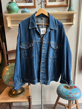 Load image into Gallery viewer, Vintage Colorworks Oversized Denim Jacket - 2x