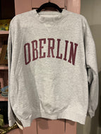 Vintage College “Oberlin” Crewneck Sweatshirt, Size XL