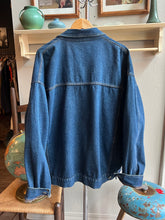 Load image into Gallery viewer, Vintage Colorworks Oversized Denim Jacket - 2x