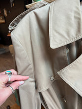 Load image into Gallery viewer, Vintage Tan Trench with Belt