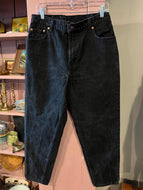 09 - 90’s Vintage Levi’s 551, Black Denim, 14S - 1996 Relaxed/Tapered