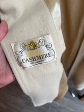 Load image into Gallery viewer, Vintage Cream 100% Cashmere Coat