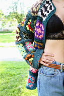 Multi-Colored Blanket Sweater