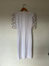 Load image into Gallery viewer, Vintage White Beaded Dress