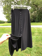 XL Black Slouchy Skirt