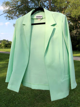 Load image into Gallery viewer, Vintage Lime Green Suit Jacket