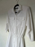 Vintage White Pocket Dress