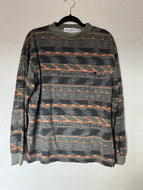 Vintage Aztec Inspired Long Sleeve Shirt