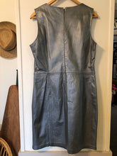 Load image into Gallery viewer, Silver Leather Dress